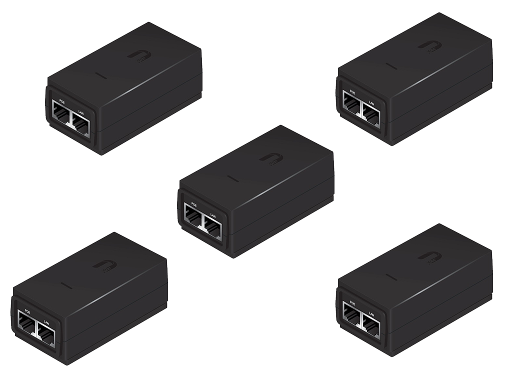 24V/1A POE tápegység - Ubiquiti - 5 pack - ÖTÖSÉVEL RENDELHETŐ (Ár / db )