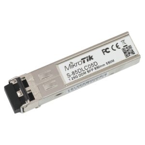 MikroTik, 1.25G, 850nm Dual LC connector, 550m, MM, DDM (S-85DLC05D)