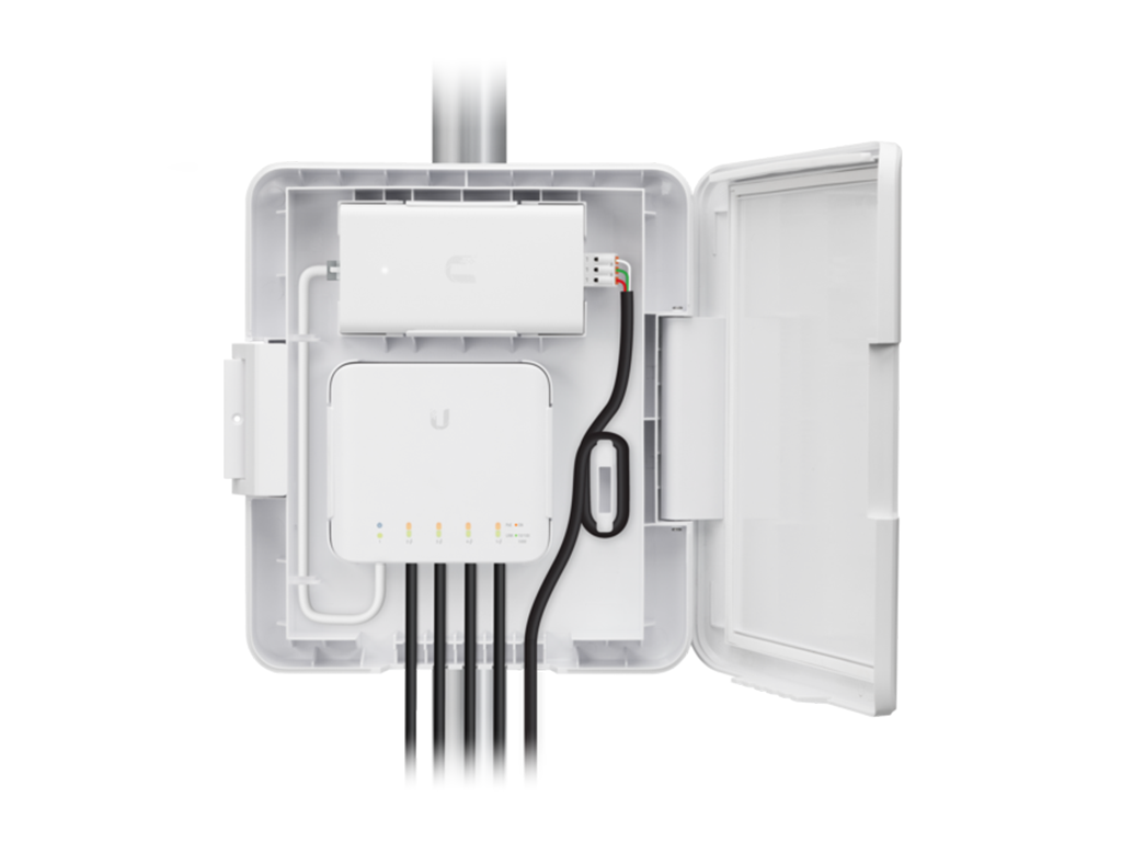 Ubiquiti, Flex Switch kültéri IP67-es ház + Ethernet patch kábel és 60W PoE adapter - Image 2