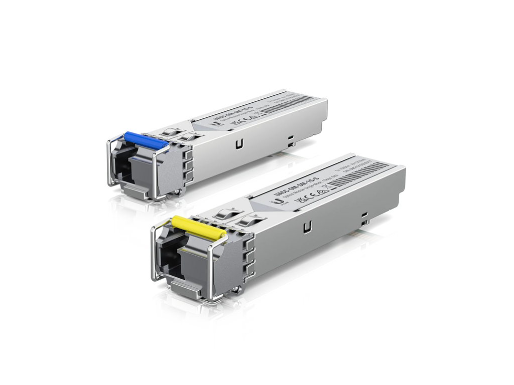 Ubiquiti, U Fiber, Single-Mode SFP Modul, 1G, BiDi, 20db - csak HUSZASÁVAL RENDELHETŐ