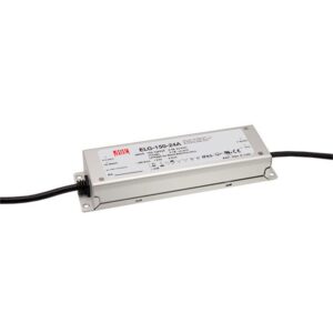 12V/10A egy kimeneteles fém tokozású tápegység (ELG-150-12B) - Mean Well