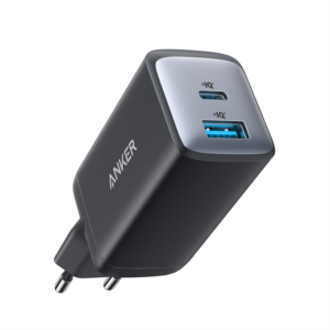 Anker, 725 Dual-Port 65W Wall Charger, 1xC, 1xA, GaN II, EU