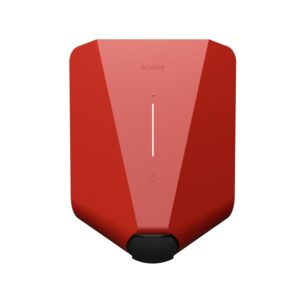 Easee Home Red, Intelligens EV Töltő és fali szerelvény csomag, Piros, 1.4-22kW, WiFi, 4G, RFID/NFC, IP54, 3 töltőig