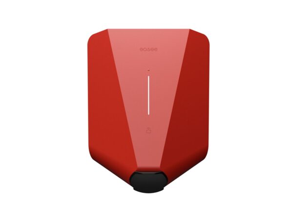 Easee Home Red, Intelligens EV Töltő és fali szerelvény csomag, Piros, 1.4-22kW, WiFi, 4G, RFID/NFC, IP54, 3 töltőig