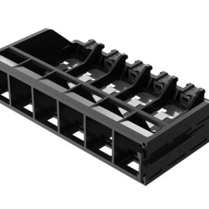 FibrainDATA HD tartó modul 6x RJ-45 betétnek, árnyékolatlan (üres)
