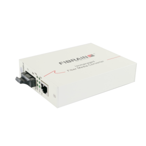 Fibrain FMU-AMA12G-85S-55ME integrált média konverter, 1000Base-SX, MMF 850nm, SC DX, 550m