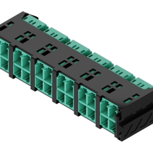Fibrain HD FO adaptertartó modul, MM OM3, 12x LC/PC DX adapterrel