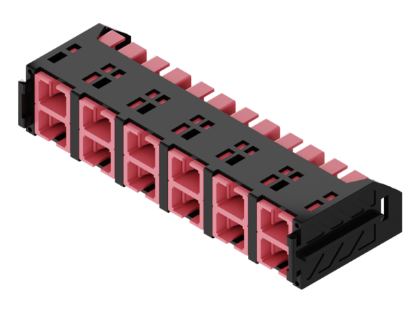 Fibrain HD FO adaptertartó modul, MM OM4, 12x SC/PC DX adapterrel