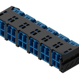 Fibrain HD FO adaptertartó modul, SM, 12x LC/PC DX adapterrel