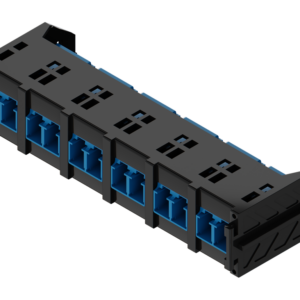Fibrain HD FO adaptertartó modul, SM, 6x LC/PC DX adapterrel