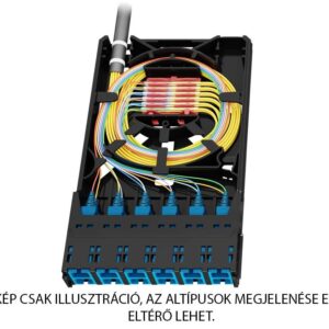 Fibrain HD FO modul, SPL, SM G.657A1, 6x SC/PC SX + szálpigtailek