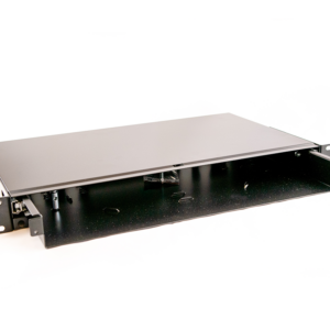 Fibrain, Optikai patch panel 1U üres, fekete