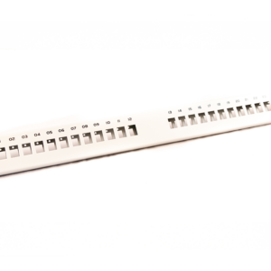 Fibrain, Optikai patch panel előlap, 1U patchpanelhez, 24x SC SX/LC DX/E2000 SX, szürke