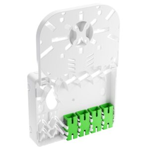 Fibrain, VFTO-F1 optikai előfizetői falidoboz 4x SC SX / LC DX adapter hellyel (üres)