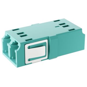 Fibrain optikai toldó, MM OM3 DX LC/PC, rögzítő fülek nélkül