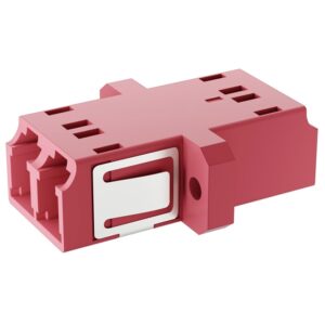 Fibrain optikai toldó, MM OM4 DX LC/PC, rögzítő fülekkel