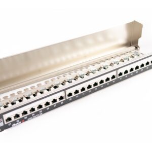 Fibrain, patch panel, FTP cat.6, 24 port, 1U