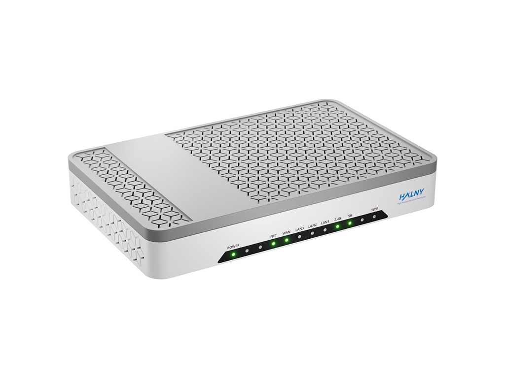 HALNy, Home Gateway 1x 1G WAN, 3x 1G LAN, DualBand WiFi 6 (AX 1800)