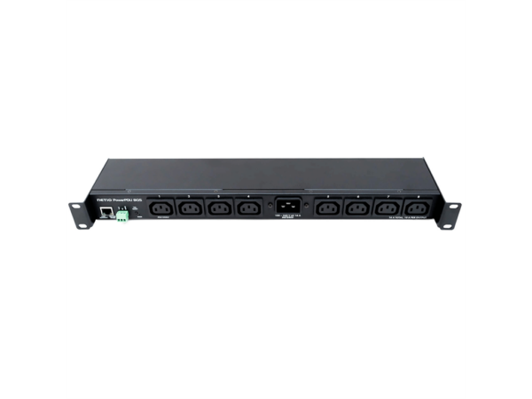 NETIO, PowerPDU 8QS 19" smart PDU, 8x C13 aljzat, 1x LAN interface