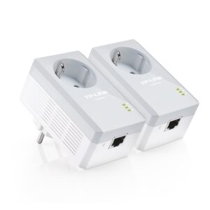 TP-Link, AV500 Powerline Adapter with AC Pass Through Starter Kit