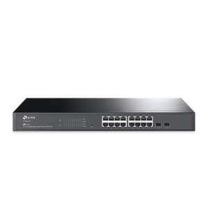 TP-Link, JetStream™ 16-Port Gigabit Smart Switch with 2 Gigabit SFP Slots
