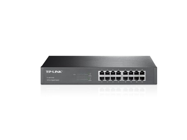 TP-Link, TL-SG1016D Gigabit Switch 16port 10/100/1000 Mbps