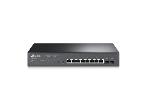 TP-Link, TL-SG2210MP JetStream 10-Port Gigabit Smart Switch with 8-Port PoE+