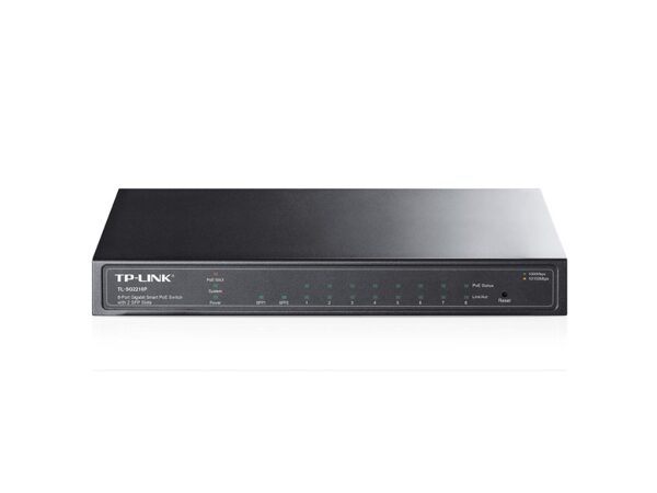 TP-Link, TL-SG2210P 8-Port Gigabit Smart PoE Switch with 2 SFP Slots