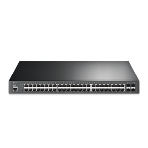 TP-Link, TL-SG3452XP JetStream 52-Port Gigabit and 4-Port 10GE SFP+ L2+ Managed Switch with 48-Port PoE+