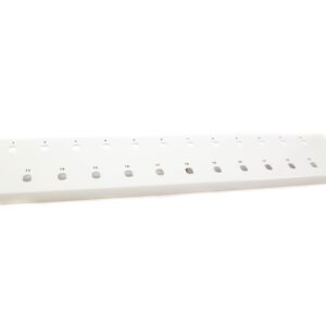 optikai patchpanel előlap, 2U 24xST/ FC (Fibrain)