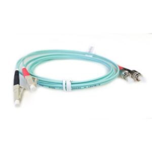 Fibrain optikai patchkábel, MM 50/125 (OM3) FC/PC-LC/PC, 2,0m