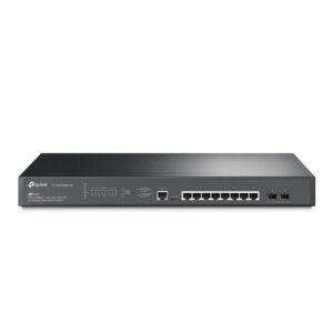 TP-Link, TL-SG3210XHP-M2 JetStream 8-Port 2.5GBASE-T and 2-Port 10GE SFP+ L2+ Managed Switch with 8-Port PoE+