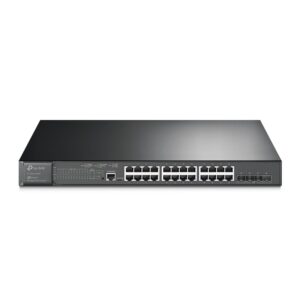 TP-Link, TL-SG3428XMP JetStream 24-Port Gigabit and 4-Port 10GE SFP+ L2+ Managed Switch with 24-Port PoE+
