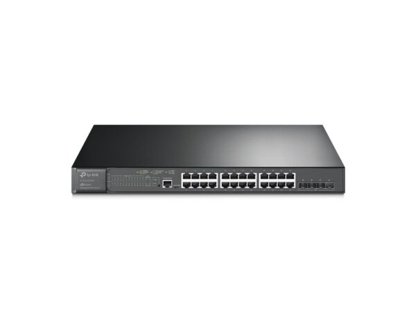 TP-Link, TL-SG3428XMP JetStream 24-Port Gigabit and 4-Port 10GE SFP+ L2+ Managed Switch with 24-Port PoE+