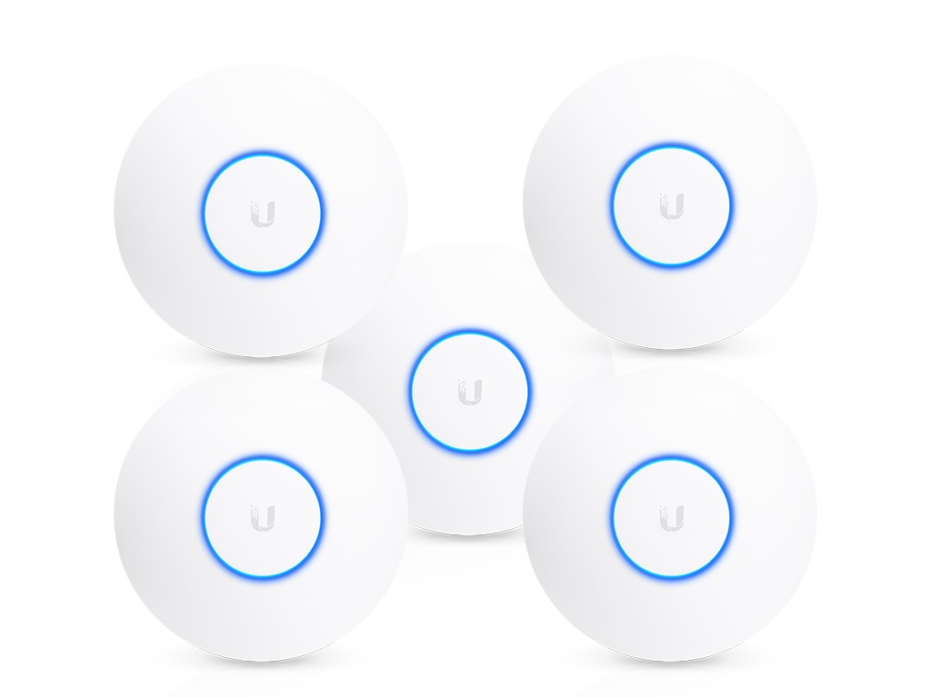 Ubiquiti, UniFi AC LITE 867 Mbit 802.11a/b/g/n/ac accesspoint (PoE NÉLKÜL) - 5 pack