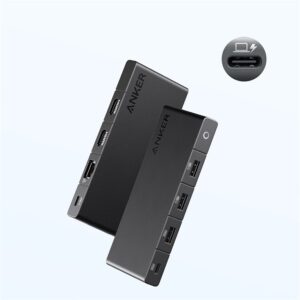 Anker, 364 USB C Hub (10-in-1, Dual 4K HDMI) B2B - Europe (excluded UK plug) Black