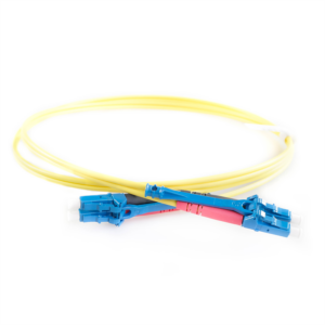 Fibrain HD optikai patchkábel, SM (G.657A1) DX (uniboot) LC/PC - LC/PC 0,5m