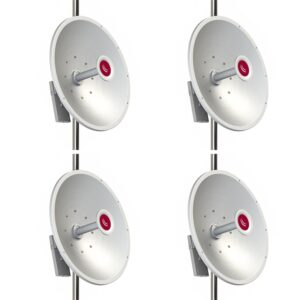 MikroTik, 30dBi - 5GHz Duplex parabola antenna precíziós felfogatással (mANT30 PA) 4 pack