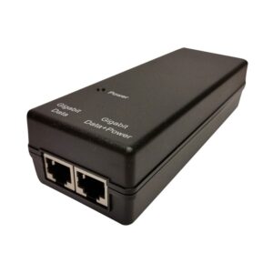 Cambium Networks, PoE, 60W, 56V, 5GbE DC Injector, Indoor, Energy Level 6 Supply, accepts C5 connector