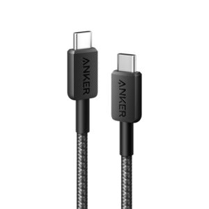 Anker, 322 USB-C to USB-C Cable Nylon, 0.9M, Black