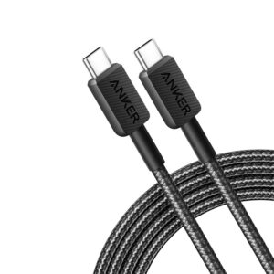 Anker, 322 USB-C to USB-C Cable Nylon, 1.8M, Black