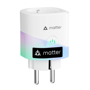 Meross, Matter Smart Wi-Fi Plug with Energy Monitor (1 Pack)