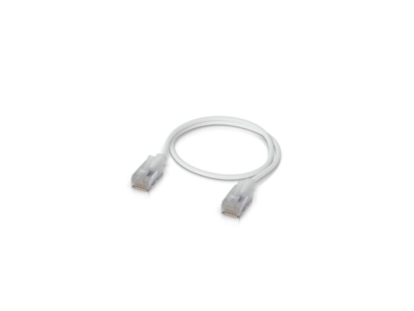 Ubiquiti, UniFi Etherlighting Patch Cable, 0,3m, Cat.6A, áttetsző