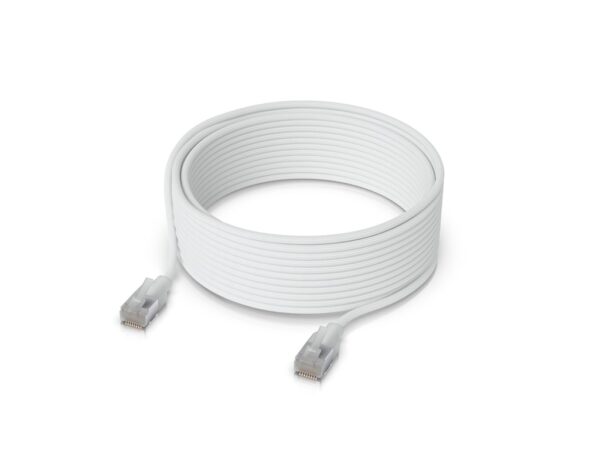 Ubiquiti, UniFi Etherlighting Patch Cable, 8m, Cat.6A, áttetsző