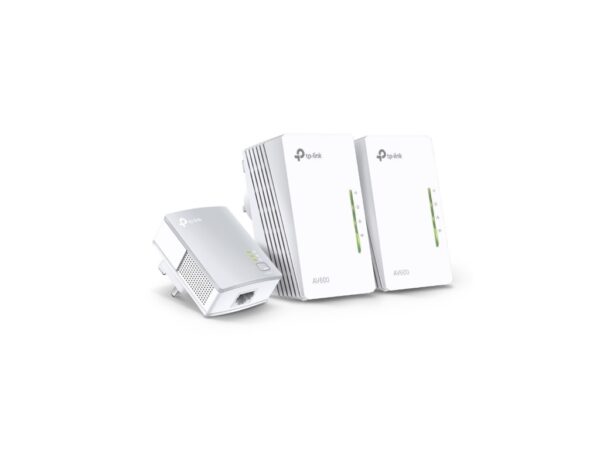 TP-Link, AV600 Powerline Wi-Fi 3-Pack Kit