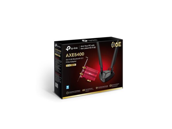 TP-Link, AXE5400 Wi-Fi 6E Bluetooth 5.3 PCIe Adapter