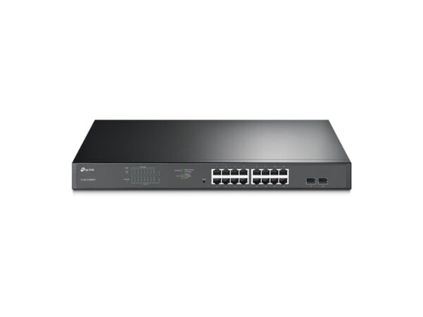 TP-Link, JetStream 16-Port Gigabit Easy Smart PoE+ Switch with 2 SFP Slots