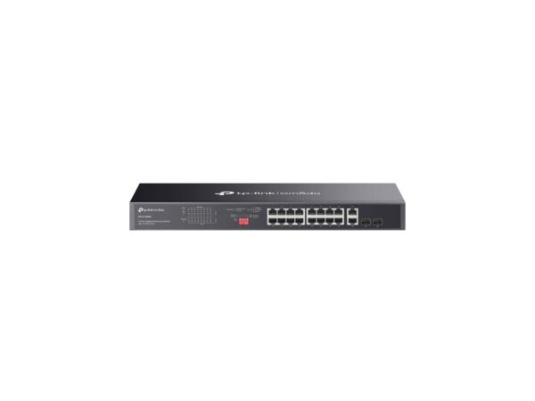 TP-Link, Omada 18-Port Gigabit Unmanaged Rackmount Switch with 16-Port PoE+
