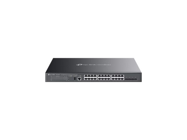 TP-Link, Omada 24-Port Gigabit Stackable Lite L3 Managed PoE++ Switch with 4× 10G Slots