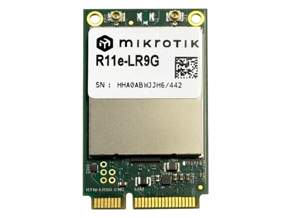 MikroTik, LoRa miniPCI-e kártya, GPS támogatással (R11e-LR9G)